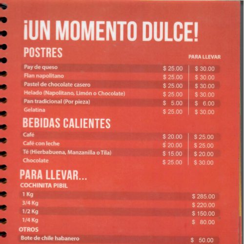 Menu 7